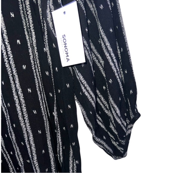 SONOMA | NWT “GOODS FOR LIFE” LONG SLEEVE TASSEL TOP - Picture 5 of 9